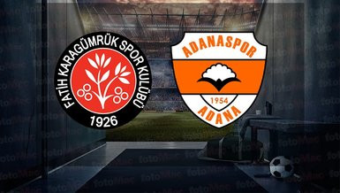 Fatih Karagümrük: 4 - Adanaspor: 0 