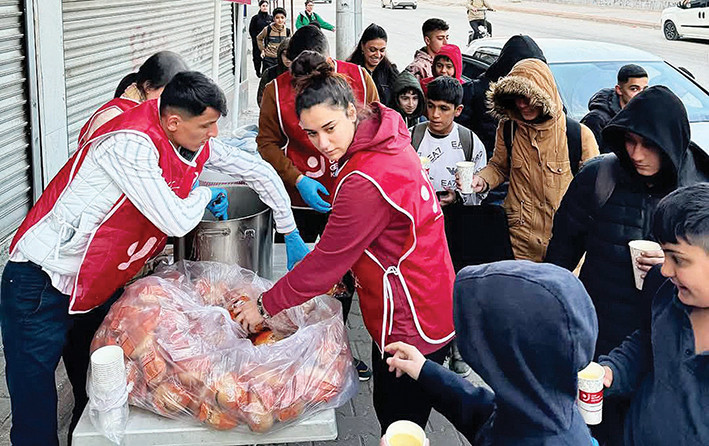 Halkın içini ısıtıyorlar