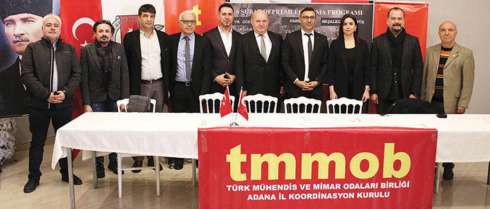 TMMOB İl Koordinasyon Kurulu: “Ülkemiz coğrafyası  deprem riski altında”